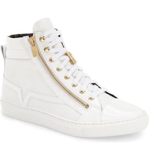 versace men's high top sneakers|high top Versace sneakers men.